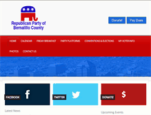 Tablet Screenshot of bcgop.org